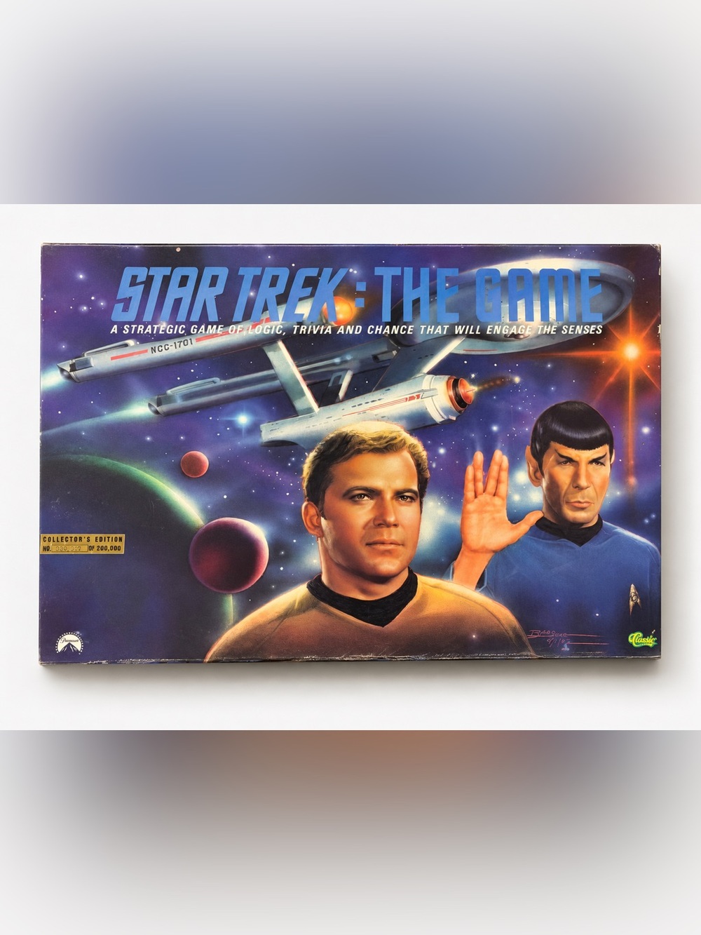 1992 Star Trek The Game Collector’s Edition Board Game #020229 Vintage
